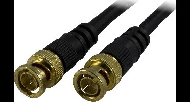 DELTACO DEL-224S, Krimp connector coaxkabel, BNC, RG59, 10 meter