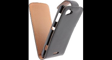Xccess Leather Flip Case Sony Xperia L Black
