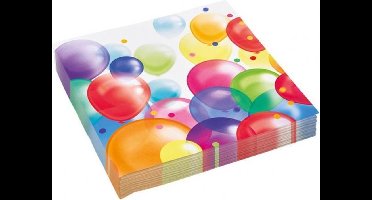 Amscan Servetten Ballonnen 20 Stuks 30 Cm