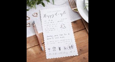 Alternatief gastenboek huwelijk- Advieskaartjes Beautiful Botanics