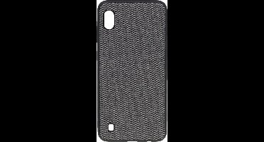 Shop4 - Samsung Galaxy A10 Hoesje - Harde Back Case Denim Grijs