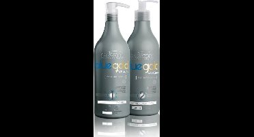 Salvatore Blue Gold Tanino System Keratine Behandeling Keratin Treatment voor alle haartypes,Afro Hair,Krullen en chemisch behandeld haar 2x500ml kit