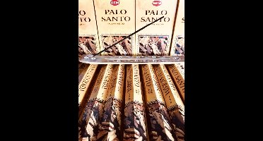 Palo Santo wierook Hem 4 X doos X 6 pakjes x 20 stuks=480stuks +wierookhouder van mangowood