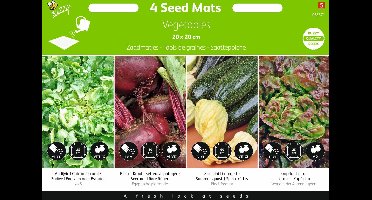 Buzzy® Zaadmatjes Groente 4 matjes
