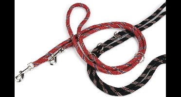 Beeztees - Hondenriem - Verstelbaar - Zwart - 200 cm x 13 mm