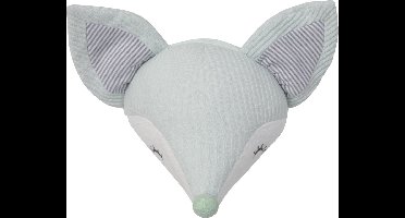 Tiamo Wanddecoratie Foxy Fox 40 Cm Mintgroen-grijs