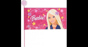 Fietsvlag barbie kinderen 170 cm