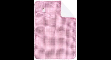 Lief! Vichy - Deken - 75x100 cm - Roze