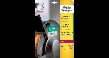 Avery ultra resistente etiketten voor buiten ft 45,7 x 21,2 mm (b x h), doos van 480 etiketten