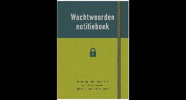 Notitieboek - Wachtwoorden - Groen