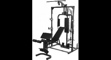 Gorilla Sports Krachtstation - Inclusief Fitnessbank - Homegym - Belastbaar tot 350 kg