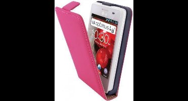Mobiparts Premium Flip Case LG Optimus L3 II Pink