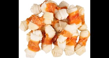 Hondensnack – Flamingo Hapki Geknoopt Been met kip 400g – eiwitrijke honden snacks – suikervrije hondensnoepjes