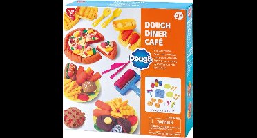 Playgo boerderij kleiset met dieren - 6 potjes klei en accessoires.