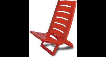 Adriatic Strandstoel Opklapbaar Rood