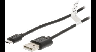 Valueline USB naar USB Micro B kabel - USB2.0 - 3 meter