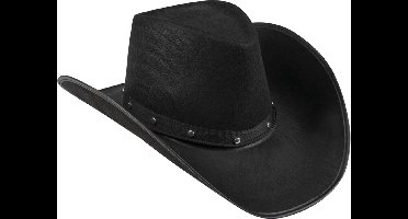 Vegaoo - Zwart cowboy hoed voor heren
