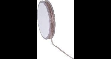 Taupe Organza lint 3mm / 50 mtr.