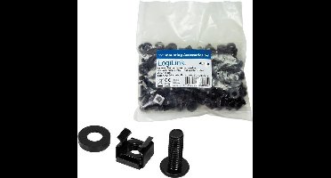 Montagebeugels M6 voor 19 inch componenten, set van 50