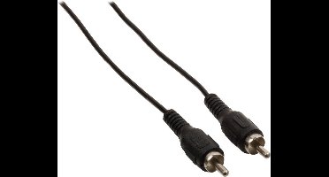 Subwooferkabel RCA Male - RCA Male 5.00 m Zwart