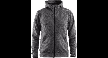 Craft  - Heren - CRAFT LEISURE F.Z HOOD M - Grijs - XXL