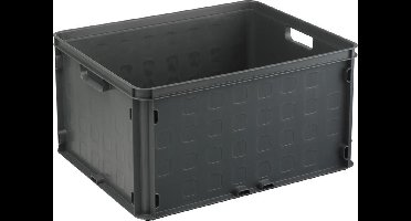 Sunware - Square gesloten krat 52L antraciet - 50,6 x 40,6 x 26,1 cm