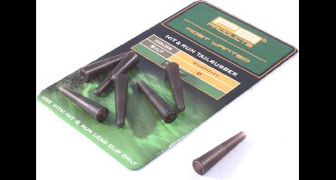 PB Products Hit & Run Tailrubbers Leadclip | Silt | 8 Stuks