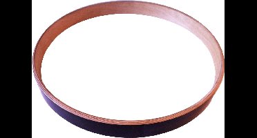 Fame Maple Std. Bass Spannreifen 16", #Black - Reserveonderdeel voor drum ketels