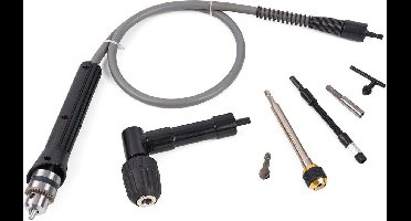 7 Delige Universele Boorset met Haakse Boorkop