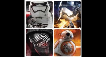 Funko Homewares - Star Wars Fotografische Karakters Melamine Bord 4-Set