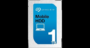Seagate interne harde schijven 1TB, SATA 6Gb/s, 128MB, 13 ms, 600 MB/s, 140MB/s, 0.48%, Halogen-free, RoHS compliance