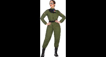 Militaire piloot kostuum voor vrouwen - Volwassenen kostuums