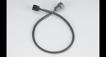 Verlengkabel PC-ventilator [1x PC-ventilatorstekker 4-polig - 1x PC-ventilatorbus 4-polig] 0.30 m Zwart Akasa