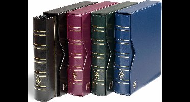 Leuchtturm - Optima Classic - Ringband 4 ringen met Cassette - Blauw - 28 x 25 x 6 cm