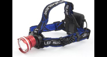 Esperanza Procyon | Hoofdlamp LED Cree T6 met Zoom Funktie | tot 300m | 600 lumen | Water- Stoof- Stotendicht | Aluminium 225g