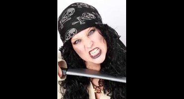 Zakdoek - Bandana - Zwart - Piraat - 70x70cm