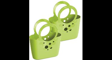 Tas Bag Bloempot Lily 24x12x28cm LIME Prosperplast / 2 STUKS ! /
