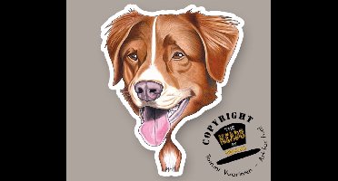 Magneet Hond Nova Scotia Retriever