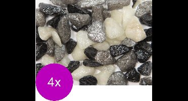 Vdl Aquariumgrind Glamour 5-10 Mm - Aquarium - Siergrind - 4 x Zwart