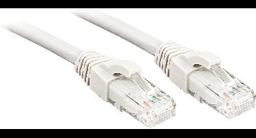 LINDY 48094 RJ45 Netwerkkabel, patchkabel CAT 6 U/UTP 3.00 m Wit 1 stuk(s)