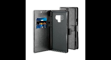 BeHello Samsung Galaxy Note 9 Hoesje - Wallet Case Met Ruimte Voor 3 Pasjes Zwart