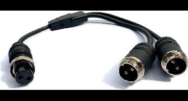 GX16 kabel splitter