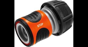 GARDENA Kunststof Slangstuk 19 mm (3/4) Ø, Steekkoppeling Waterstop - 18214-50