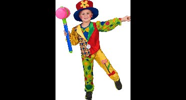 Vegaoo - Bont clown kostuum voor jongens