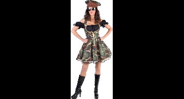 Officier outfit dames camouflage - Maat L