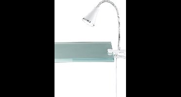 REALITY ARRAS - Klemlicht - Wit - incl. 1x SMD 4 W - Snoerschakelaar - Flexibel - Klemlamp