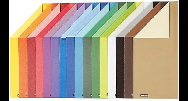 Karton - A4 Kleurrijk Knutselkarton - DIY Creatief Karton - Papier Voor Hobbyprojecten - 250grams - Color Bar Papier - Set van 16 Vellen