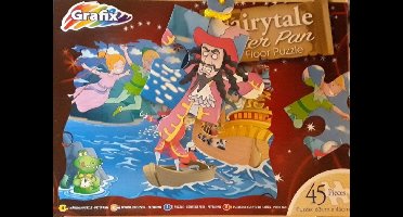 Grafix Legpuzzel Peter Pan Junior Karton 45 Stukjes
