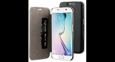 BeHello Book Case voor Samsung Galaxy S6 Edge - Zwart