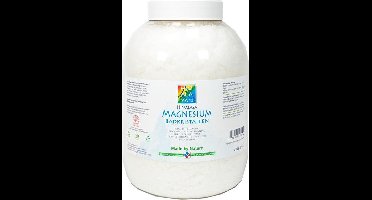 Magnesium Badkristallen-Vlokken-Flakes van Himalaya magnesium | 4 kg - Food kwaliteit | Magnesium Voetbadzout | Badmiddel | Magnesium Chloride 47% | Natuurzuiver, Snel Opneembaar, Ondersteunt Spieren & Zenuwstelsel